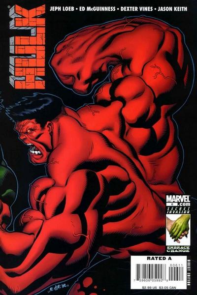 Hulk 2008 #6 Cover A - back issue - $10.00