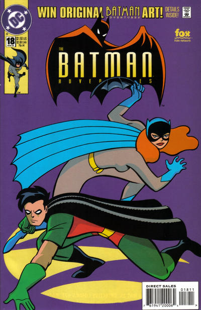 The Batman Adventures 1992 #18 Direct Sales - high grade - $10.00