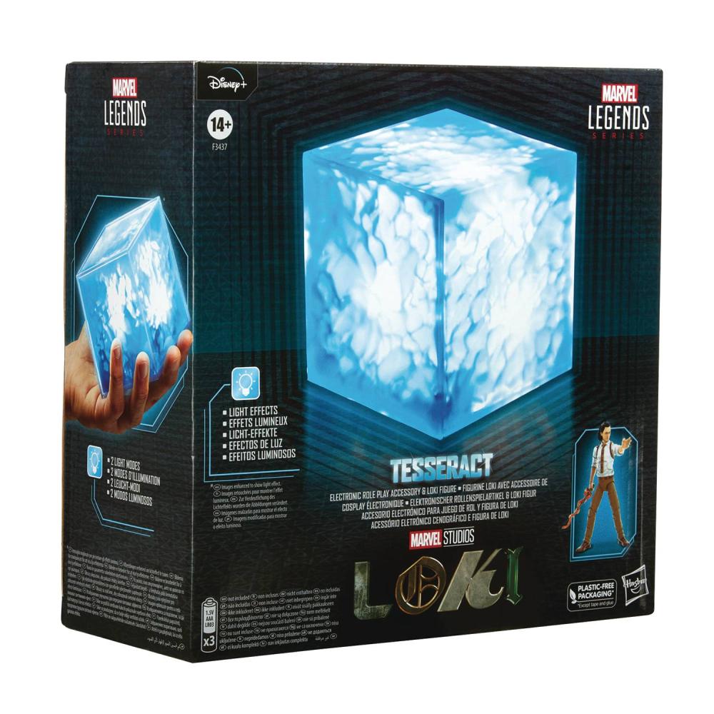 MARVEL LEGENDS GEAR TESSERACT & 6IN LOKI AF