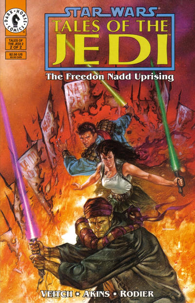 Star Wars: Tales of the Jedi - The Freedon Nadd Uprising 1994 #2 - back issue - $10.00