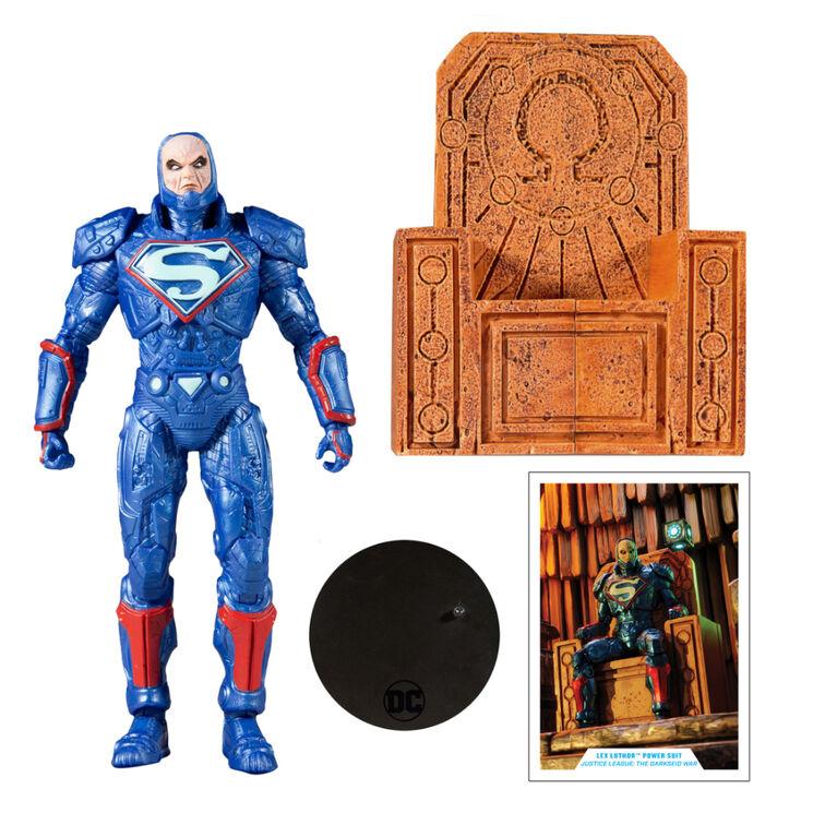 DC MULTIVERSE LEX LUTHOR POWER SUIT THRONE