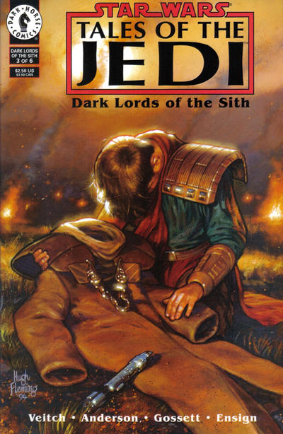 Star Wars: Tales of the Jedi - Dark Lords of the Sith 1994 #3 - back issue - $10.00