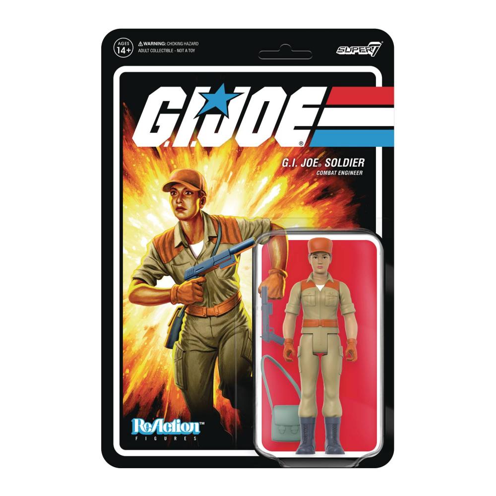 GI JOE W3A FEMALE SOLDIER SHORT PISTOL TAN REACTION FIG