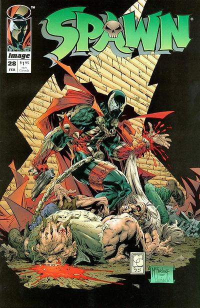 Spawn 1992 #28 Direct ed. - back issue - $10.00