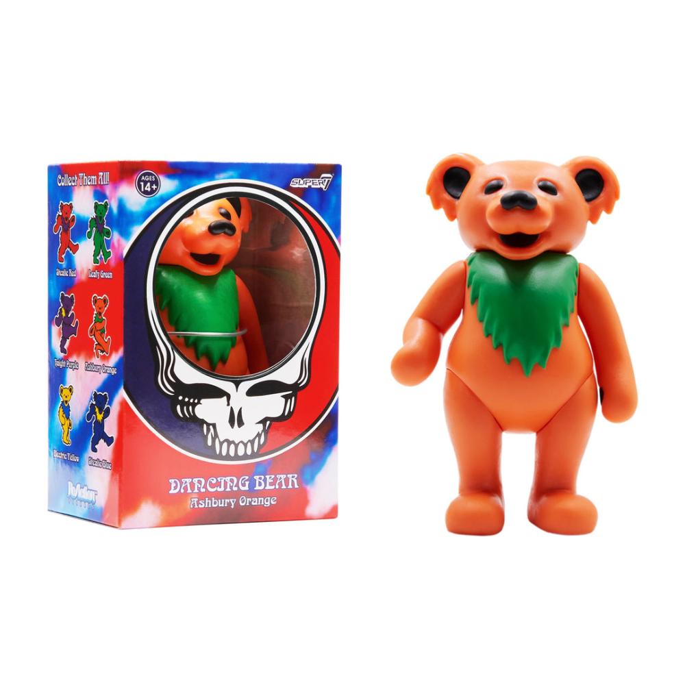 GRATEFUL DEAD DANCING BEAR REACTION ORANGE