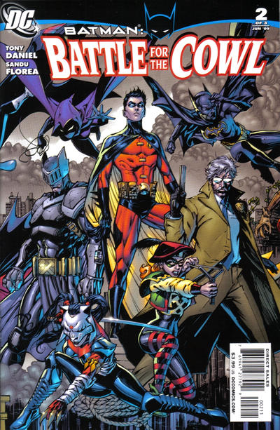 Batman: Battle for the Cowl 2009 #2 Tony S. Daniel Group Cover - back issue