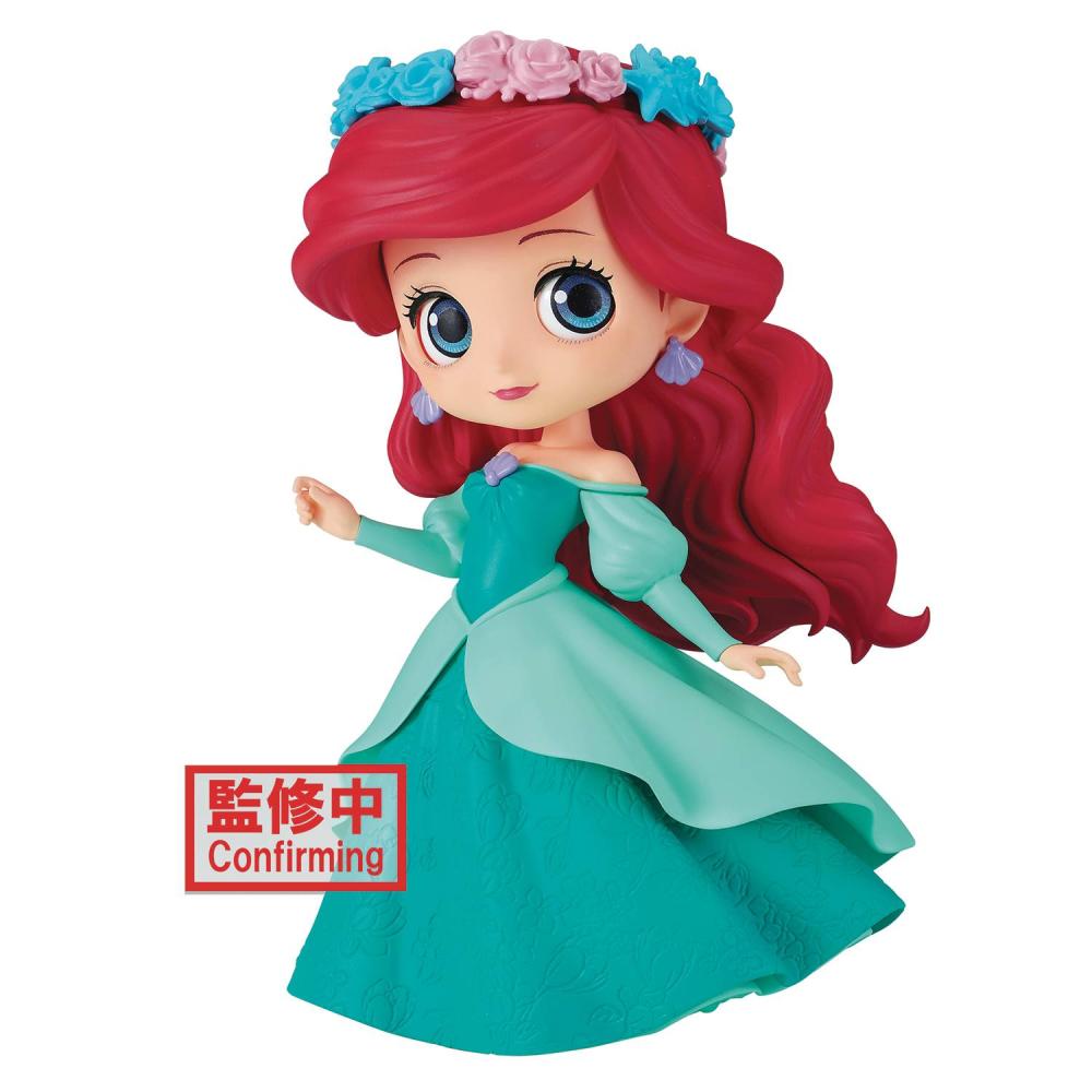 DISNEY Q POSKET ARIEL FLOWER STYLE VER A FIG