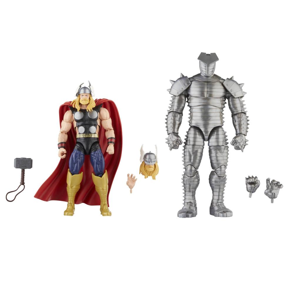 AVENGERS 60TH ANN LEG THOR/DESTROYER 6IN AF 2PK