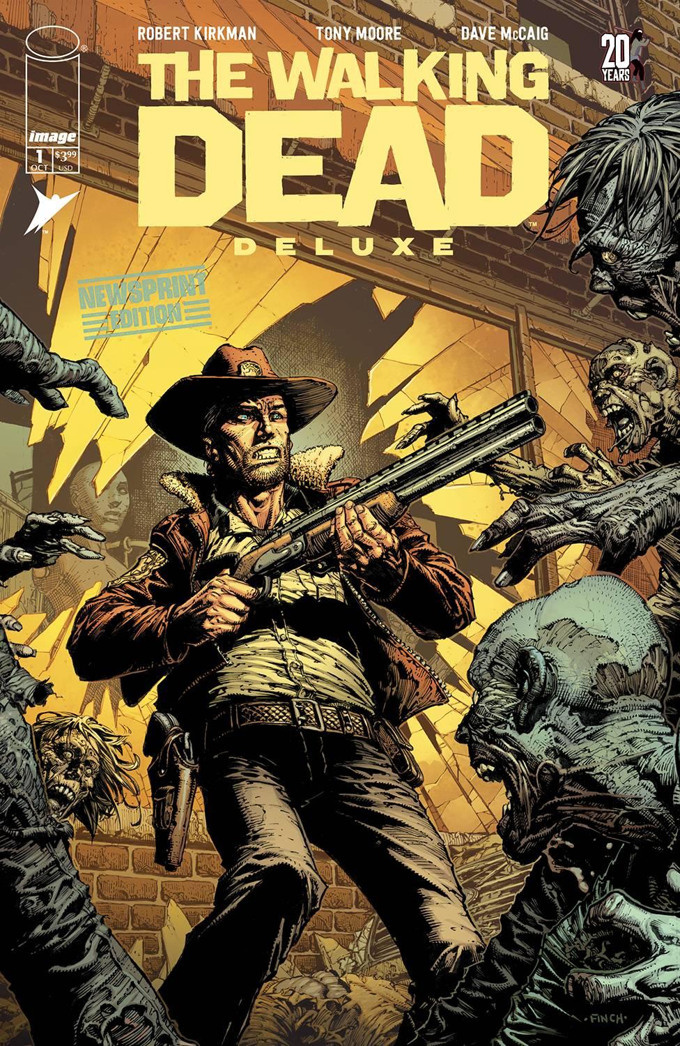 WALKING DEAD DELUXE #1 NEWSPRINT ED ONE-SHOT