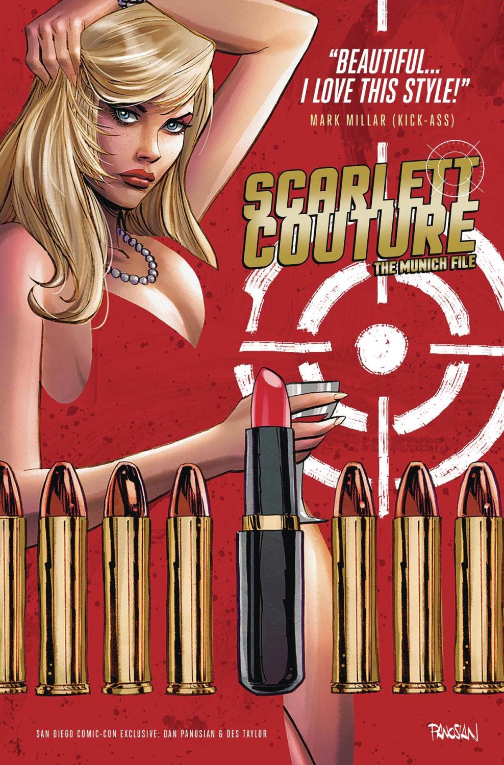 SCARLETT COUTURE MUNICH FILE #1 SDCC PANOSIAN COPIC VAR (OF 5)