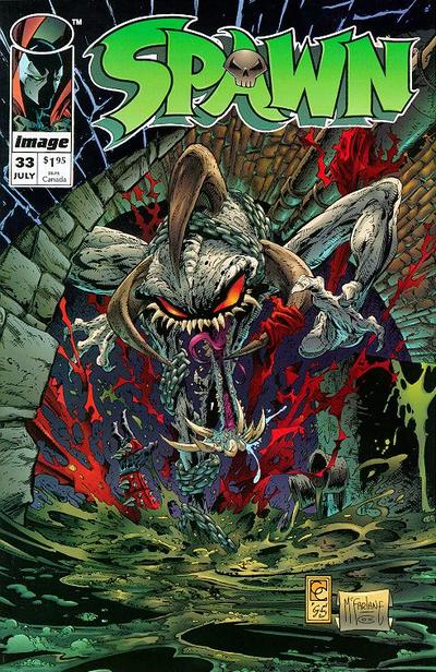 Spawn 1992 #33 Direct ed. - back issue - $10.00