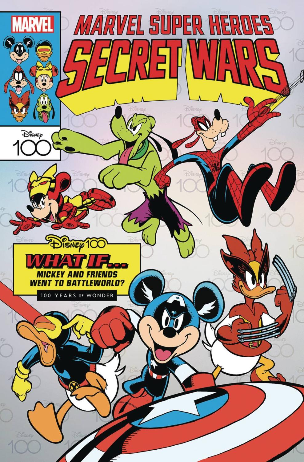 AMAZING SPIDER-MAN #37 DE LORENZI DISNEY100 SECRET WAR