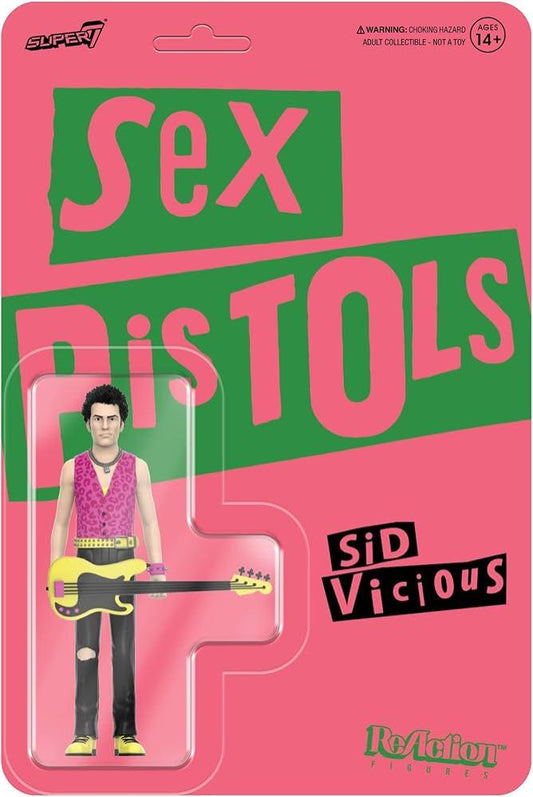 SEX PISTOLS REACTION FIGURES W2 SID VICIOUS NVM THE BLLKS AF