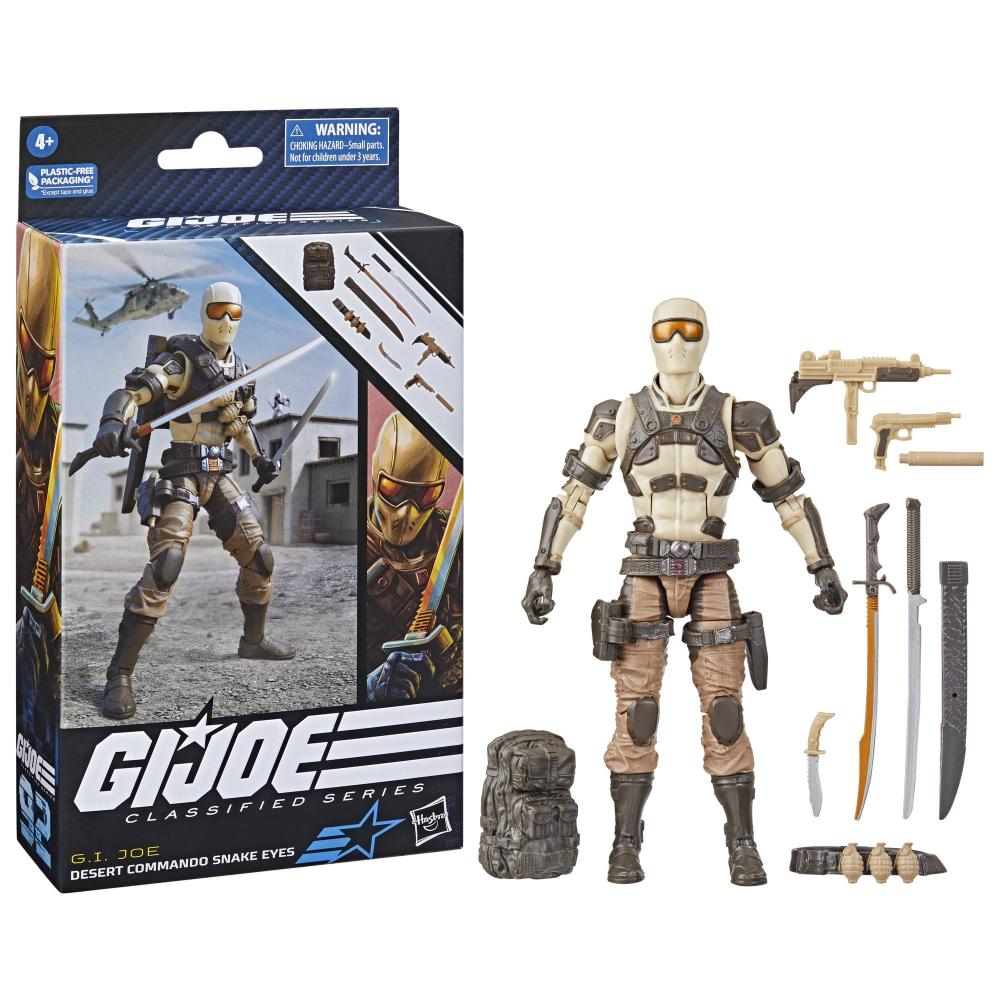 GI JOE CLASSIFIED SERIES 6IN DESERT SNAKE EYES AF