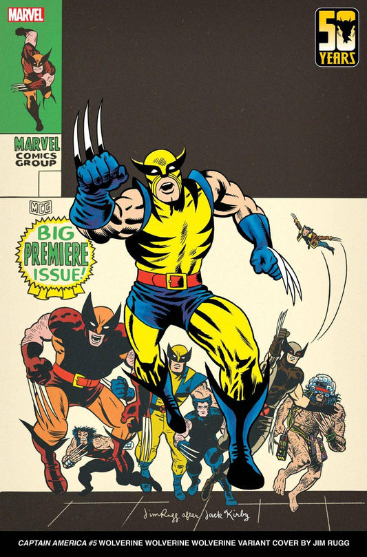 CAPTAIN AMERICA #5 RUGG WOLVERINE WOLVERINE WOLVERINE