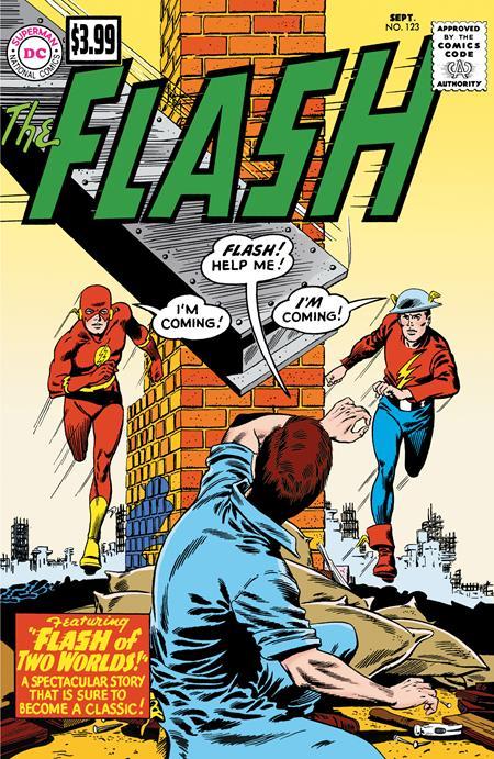 THE FLASH #123 FACSIMILE EDITION CVR A CARMINE INFANTINO & MURPHY ANDERSON