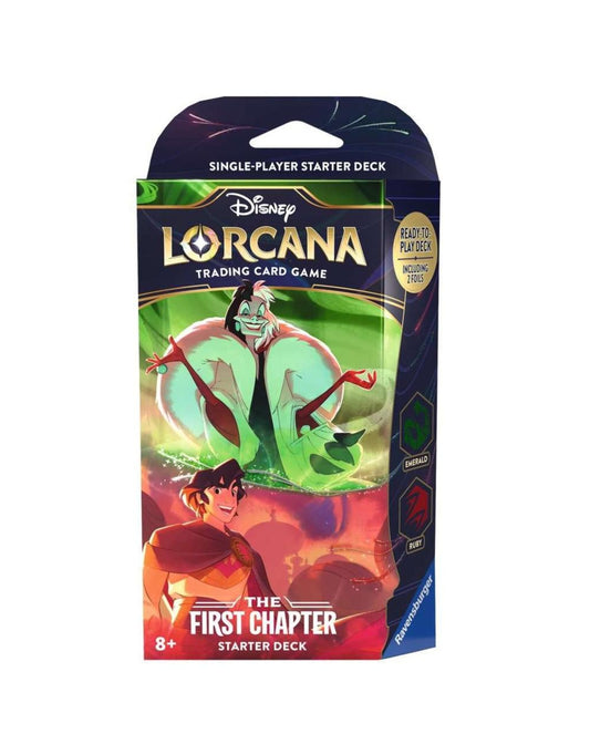 LORCANA FIRST CHAPTER EMERALD RUBY STARTER