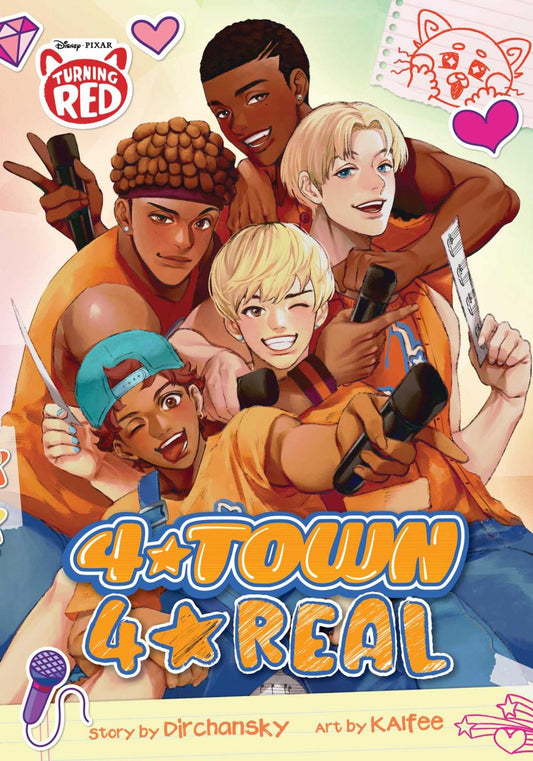 DISNEY & PIXARS TURNING RED 4 TOWN 4 REAL MANGA GN