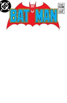 BATMAN #357 FACSIMILE EDITION CVR C BLANK VAR