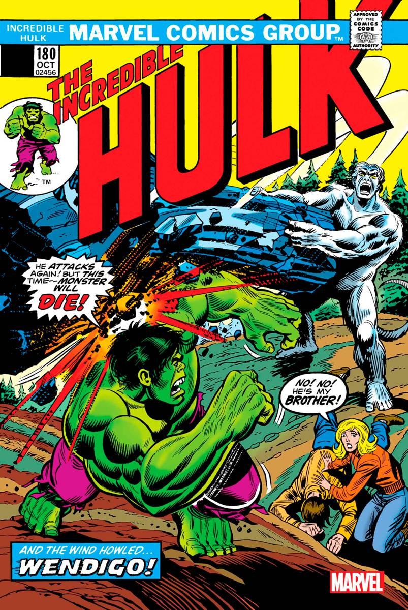 INCREDIBLE HULK #180 FACSIMILE EDITION NEW PTG