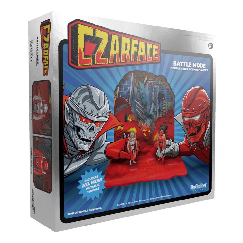 CZARFACE REACTION FIGURES BATTLE MODE DOUBLE SIDED PLAYSET