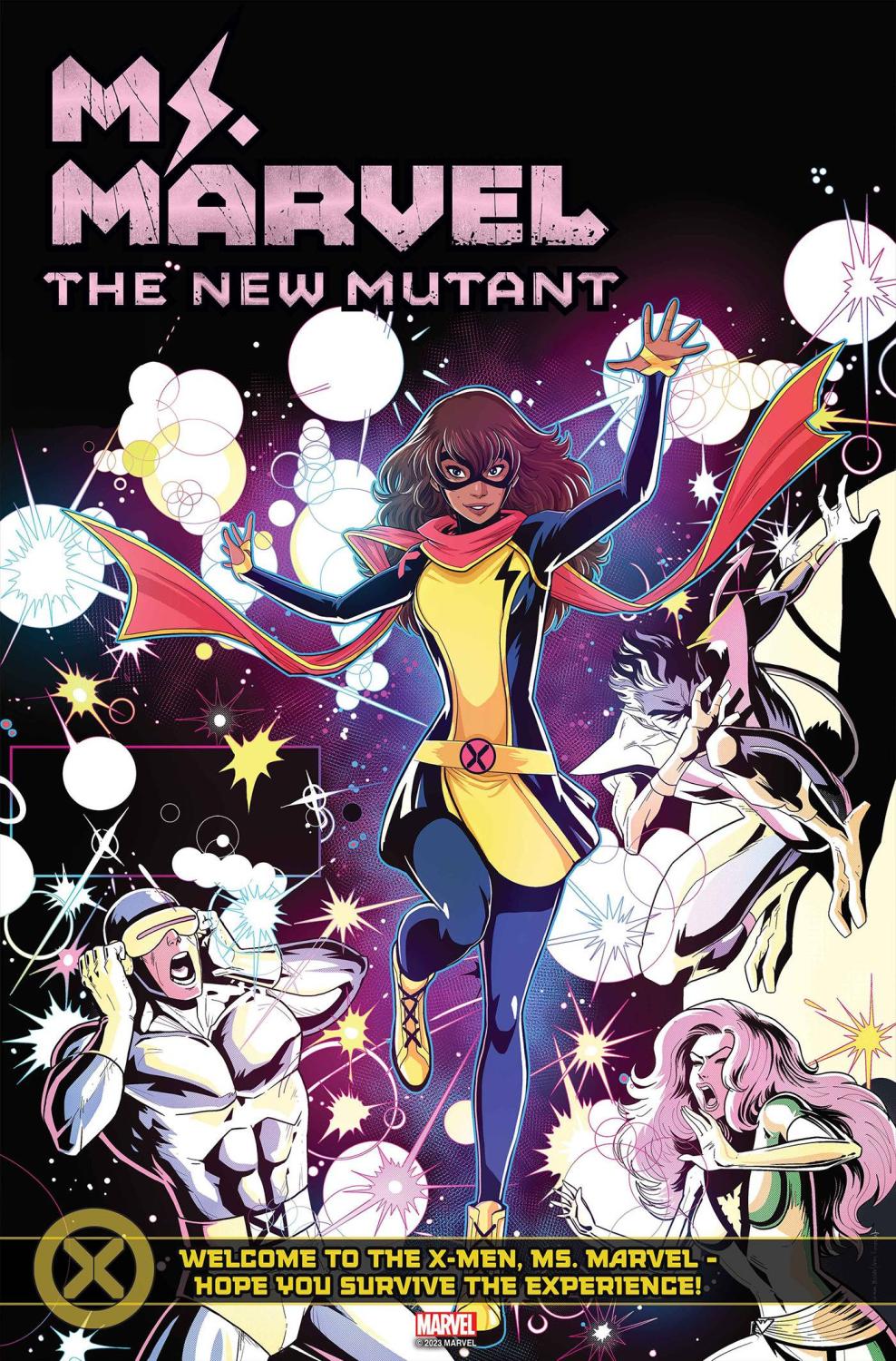 MS MARVEL NEW MUTANT #1 LUCIANO VECCHIO TEAM HOMAGE VA