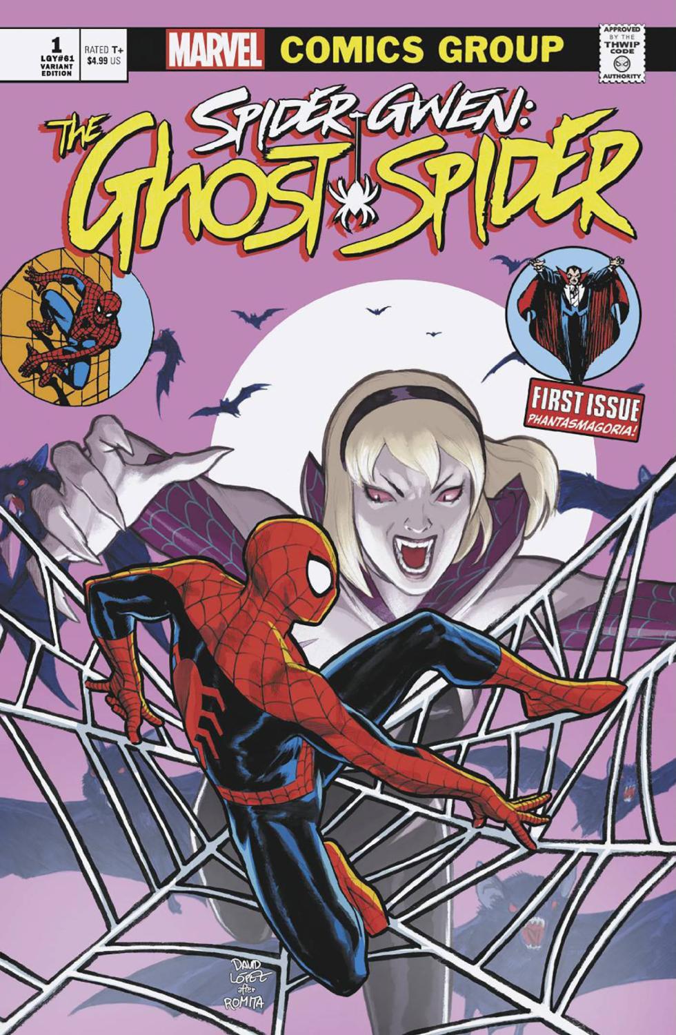 SPIDER-GWEN THE GHOST-SPIDER #1 DAVID LOPEZ VAMPIRE VA