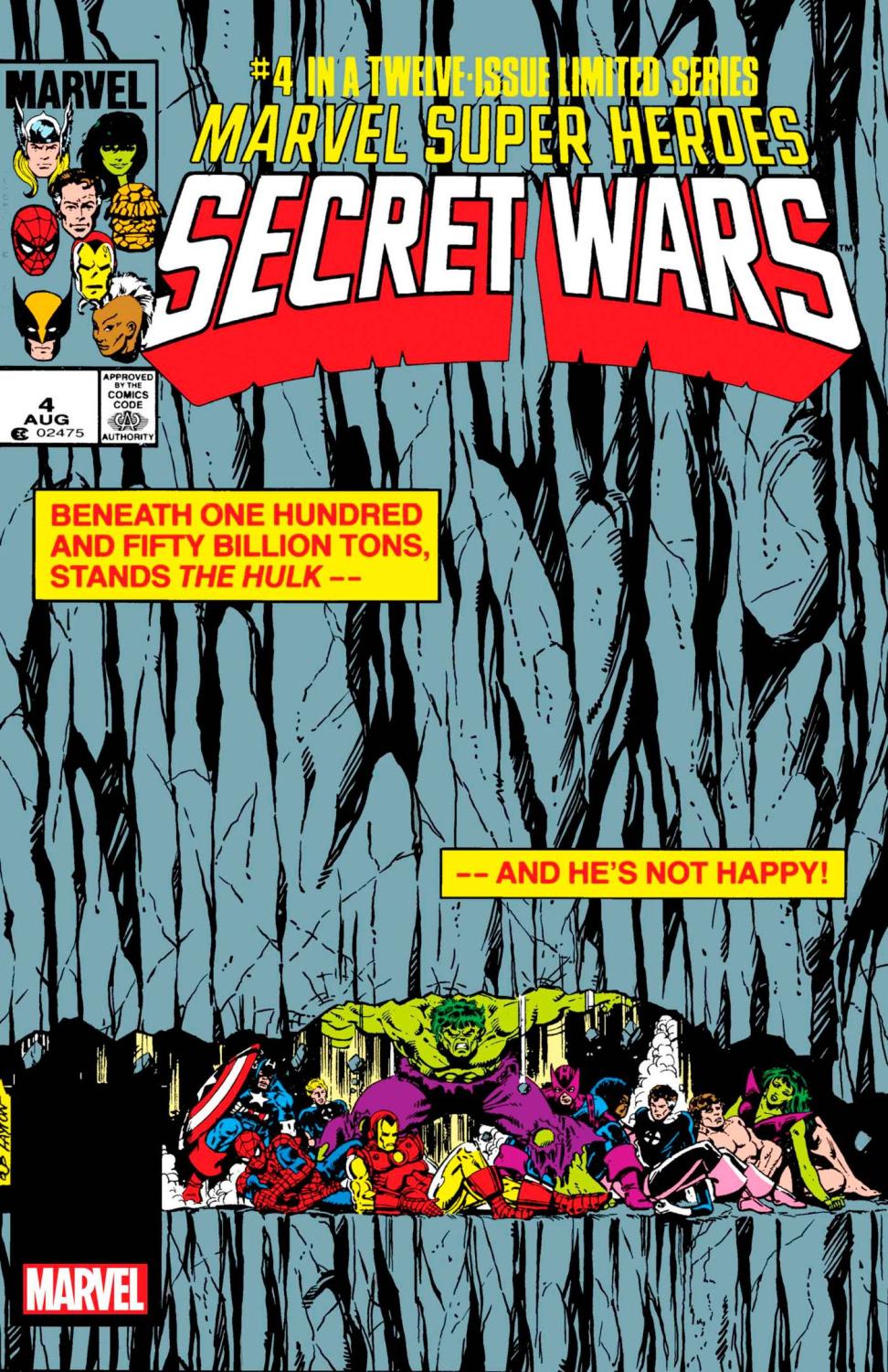 MSH SECRET WARS #4 FACSIMILE EDITION