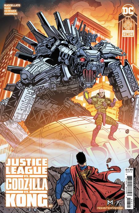 JUSTICE LEAGUE VS GODZILLA VS KONG #7 CVR A DREW JOHNSON (OF 7)