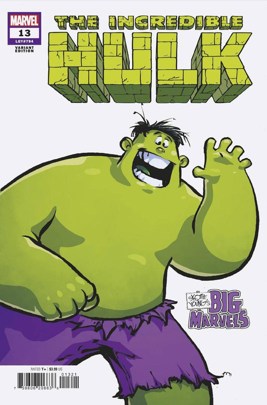 INCREDIBLE HULK #13 SKOTTIE YOUNG BIG MARVEL VAR