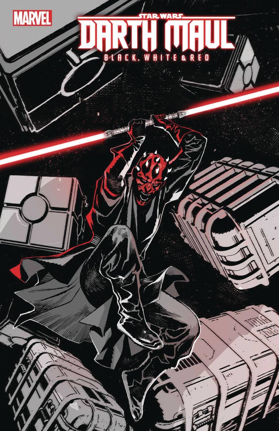 STAR WARS DARTH MAUL BLACK WHITE & RED #3 (OF 4)