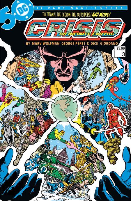 CRISIS ON INFINITE EARTHS #3 FACSIMILE EDITION CVR A GEORGE PEREZ (OF 12)