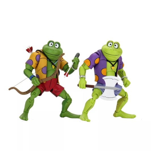 TMNT CARTOON 2PK GENGHIS & RASPUTIN FROG FIG