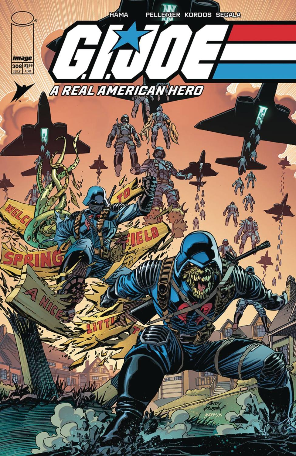 GI JOE A REAL AMERICAN HERO #308 CVR A KUBERT & ANDERSON