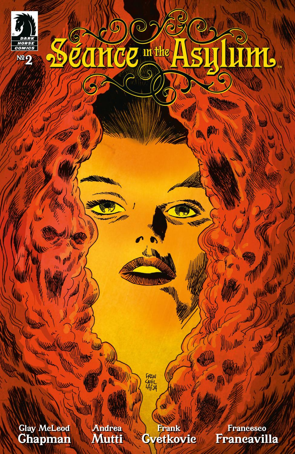 SEANCE IN THE ASYLUM #2 CVR B FRANCESCO FRANCAVILLA