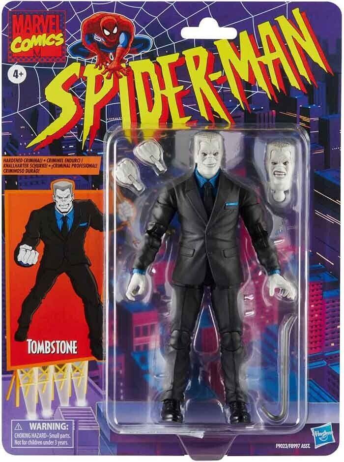 SPIDER-MAN LEGENDS RETRO TOMBSTONE 6IN AF