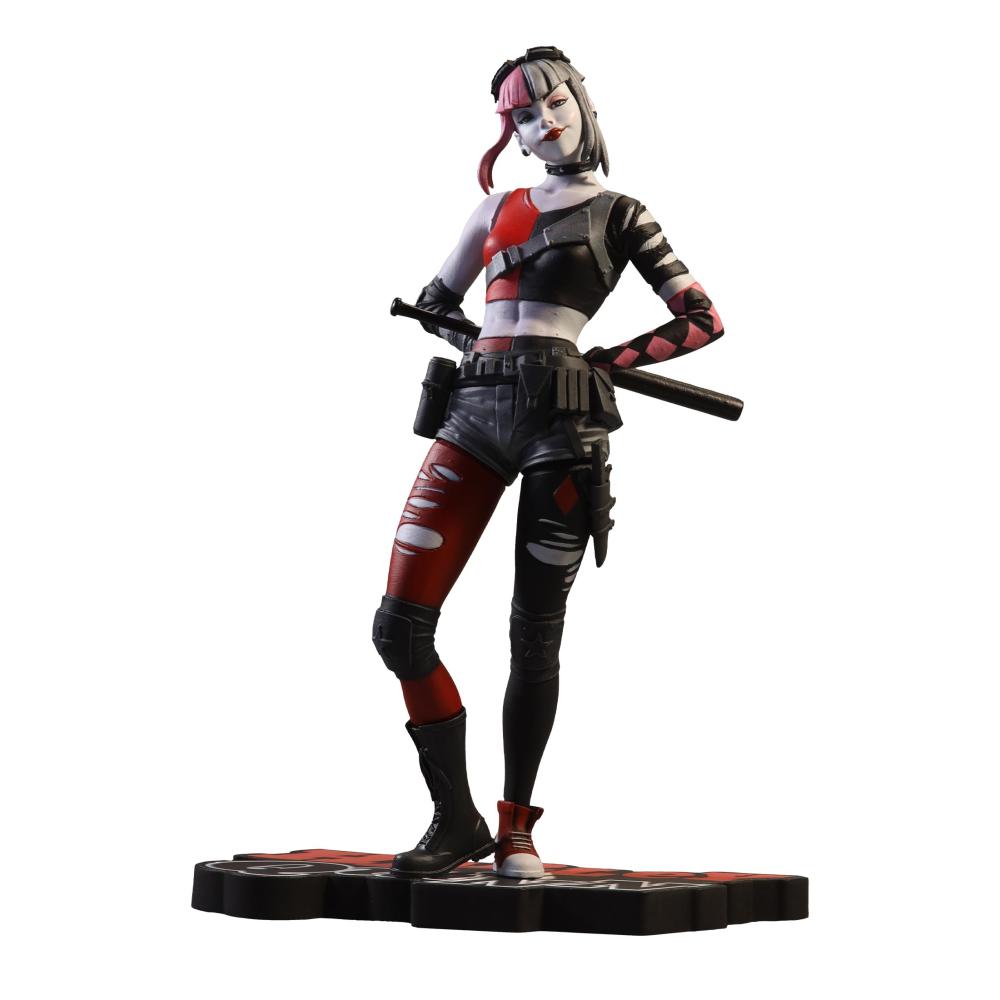 HARLEY QUINN: RED WHITE & BLACK BY DI MEO STATUE