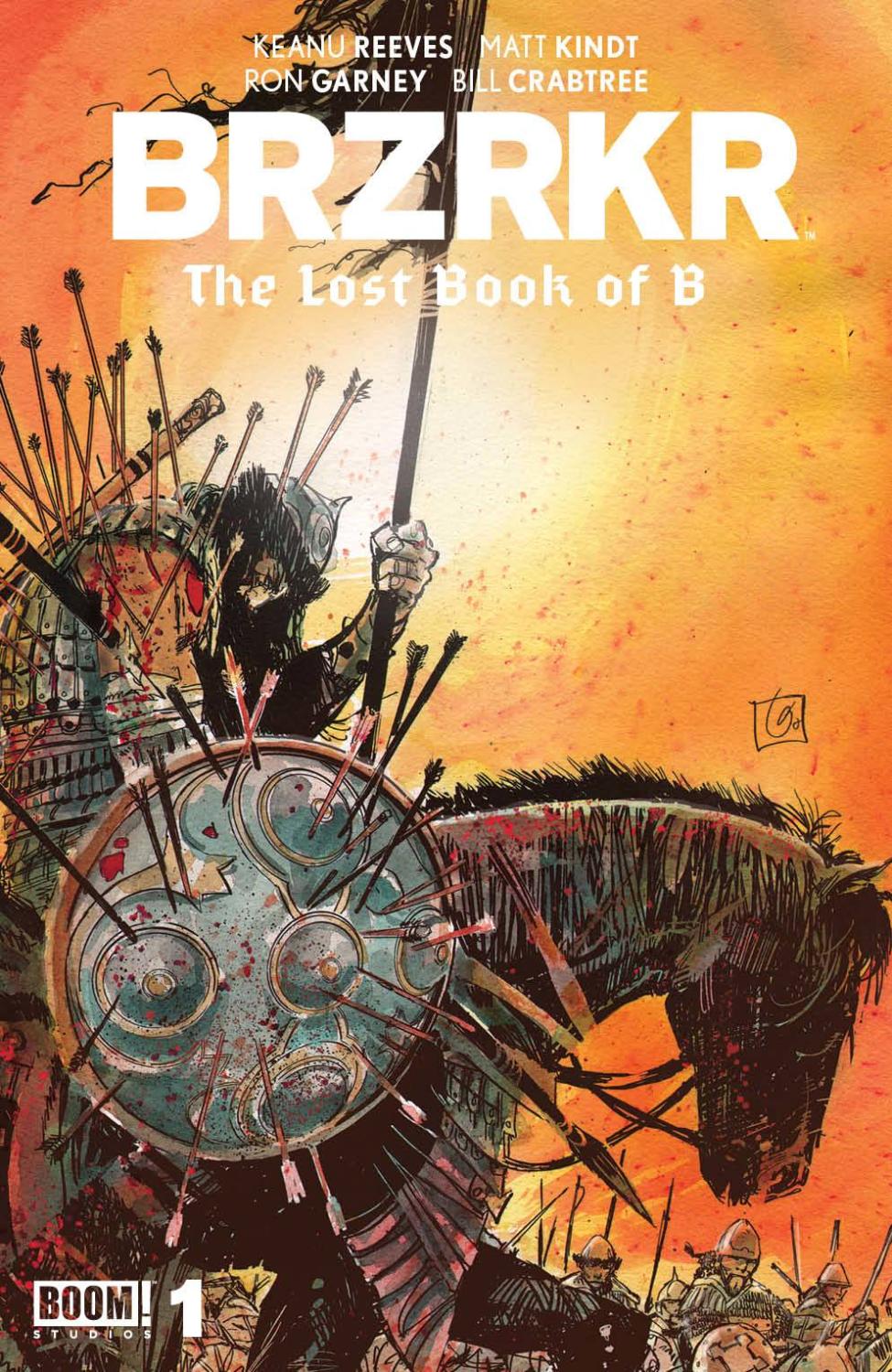 BRZRKR THE LOST BOOK OF B #1 CVR C FOIL VAR GARNEY cover image