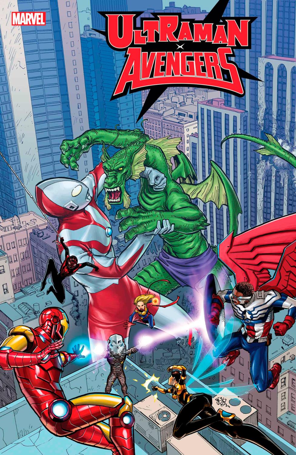 ULTRAMAN X THE AVENGERS #1 EJ SU VAR CVR C