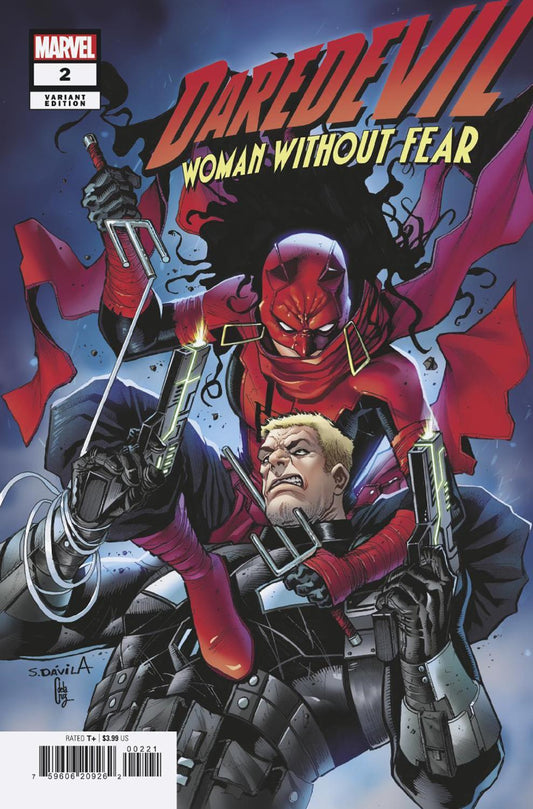 DAREDEVIL WOMAN WITHOUT FEAR #2 SERGIO DAVILA VAR CVR B