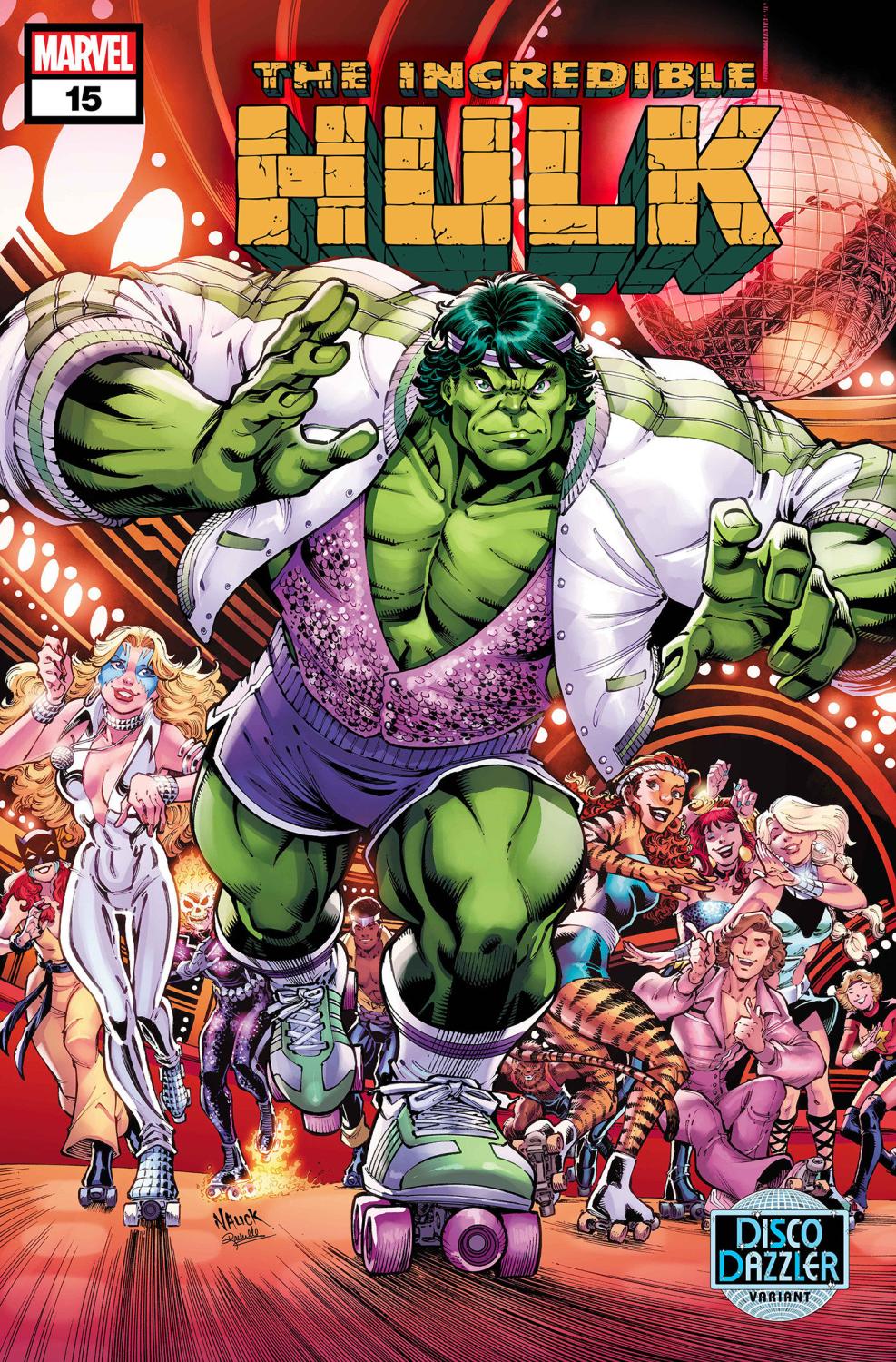 INCREDIBLE HULK #15 TODD NAUCK DISCO DAZZLER VAR CVR C