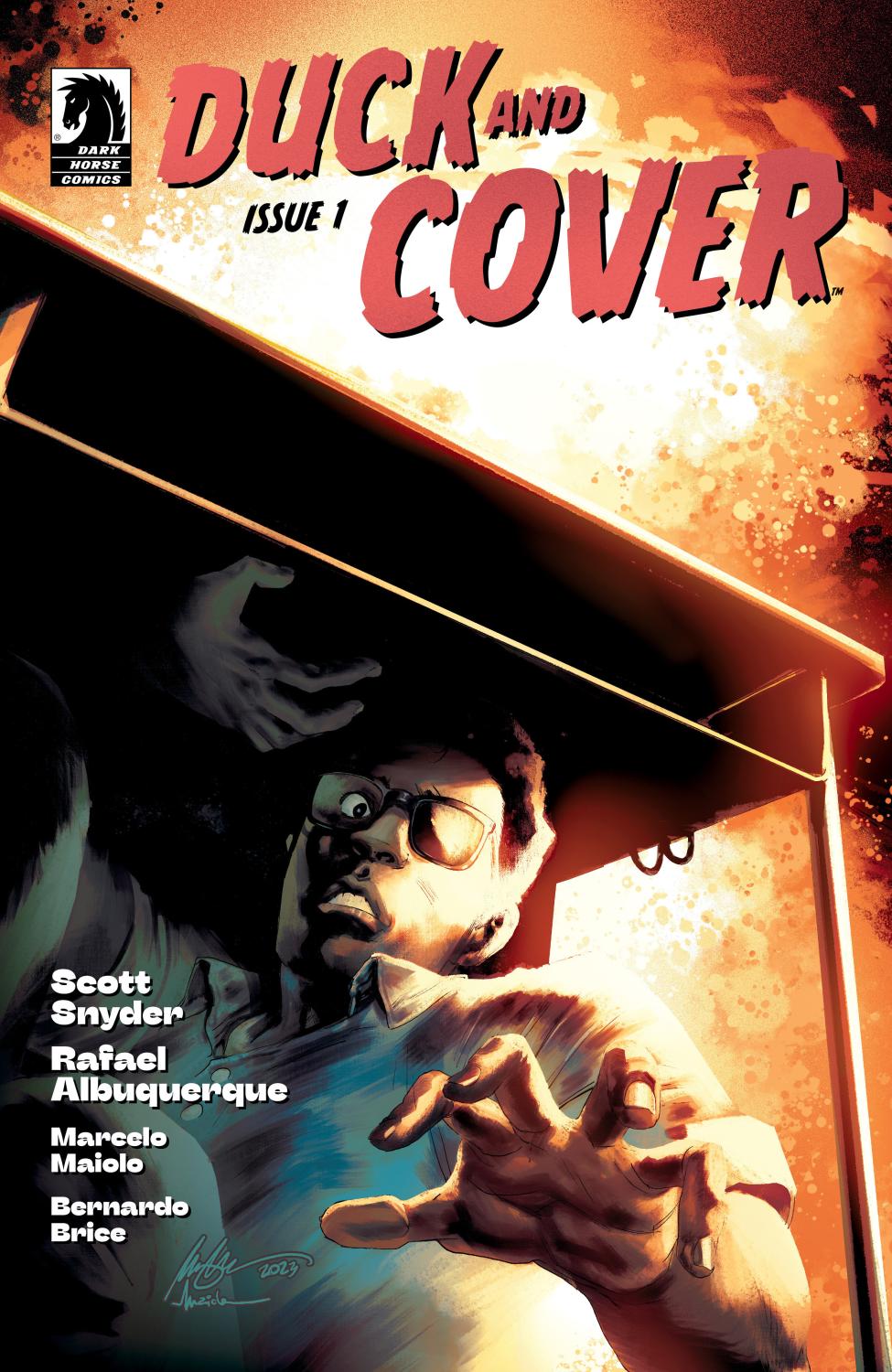 DUCK AND COVER #1 CVR C FOIL RAFAEL ALBUQUERQUE