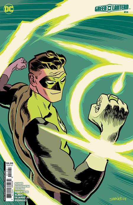 GREEN LANTERN #14 CVR B CHRIS SAMNEE CARD STOCK VAR ABSOLUTE POWER