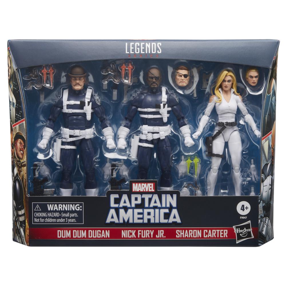 CAPTAIN AMERICA LEGENDS 6IN SHIELD AF 3PK