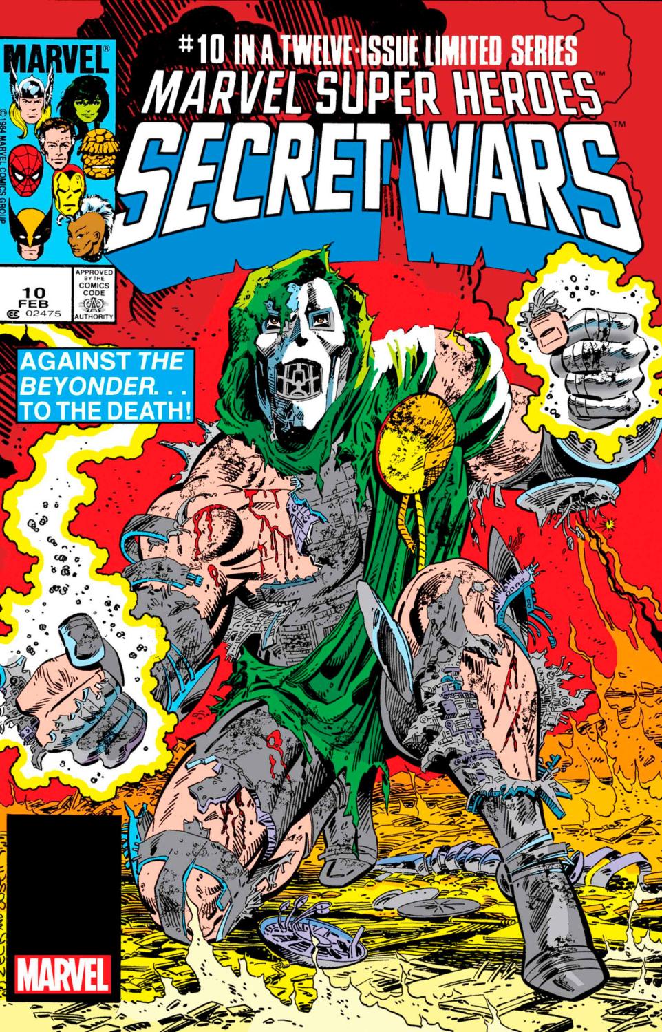 MARVEL SUPER HEROES SECRET WARS #10 FACSIMILE EDITION CVR A