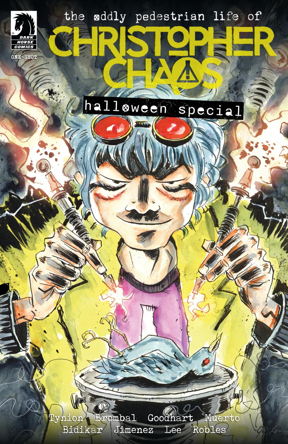 THE ODDLY PEDESTRIAN LIFE OF CHRISTOPHER CHAOS HALLOWEEN SPECIAL ONE-SHOT CVR B JEFF LEMIRE cover image