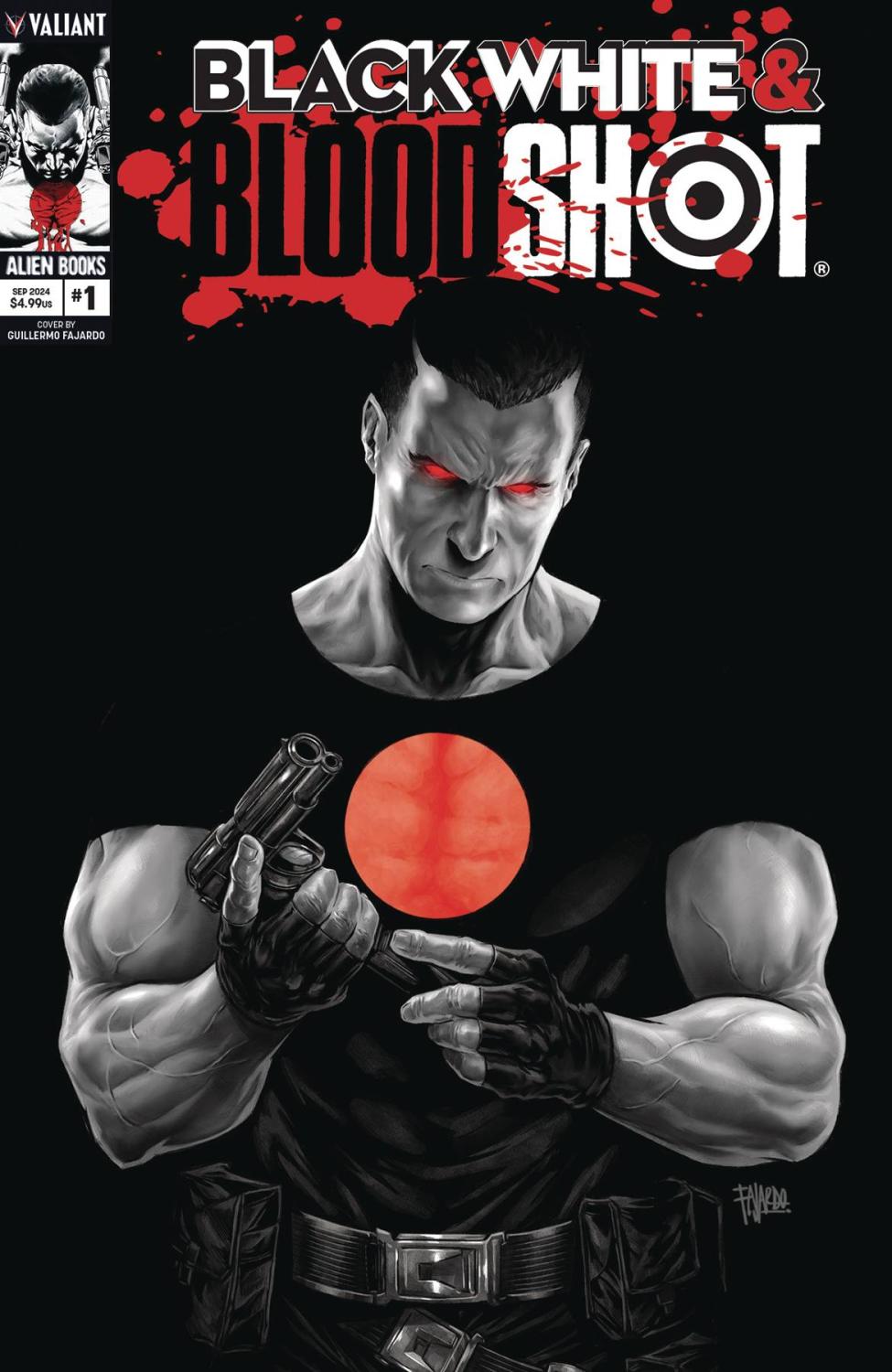 BLACK WHITE AND BLOODSHOT #1 CVR A FAJARDO OF 4