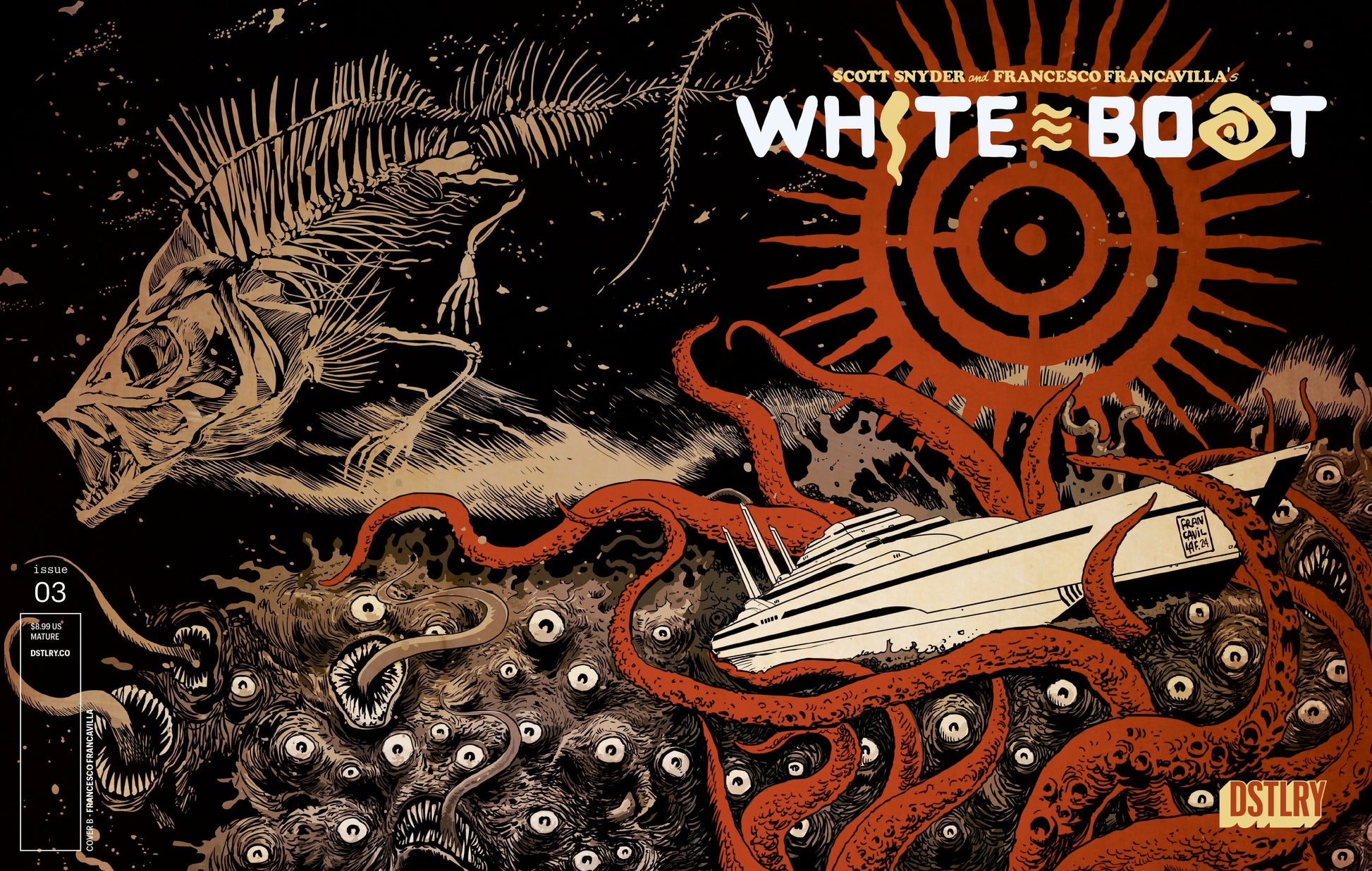 WHITE BOAT #3 CVR B FRANCESCO FRANCAVILLA VAR