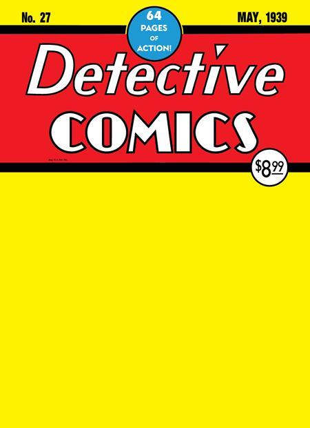 BATMAN DAY 2024 - DETECTIVE COMICS #27 FACSIMILE EDITION CVR B BLANK VAR