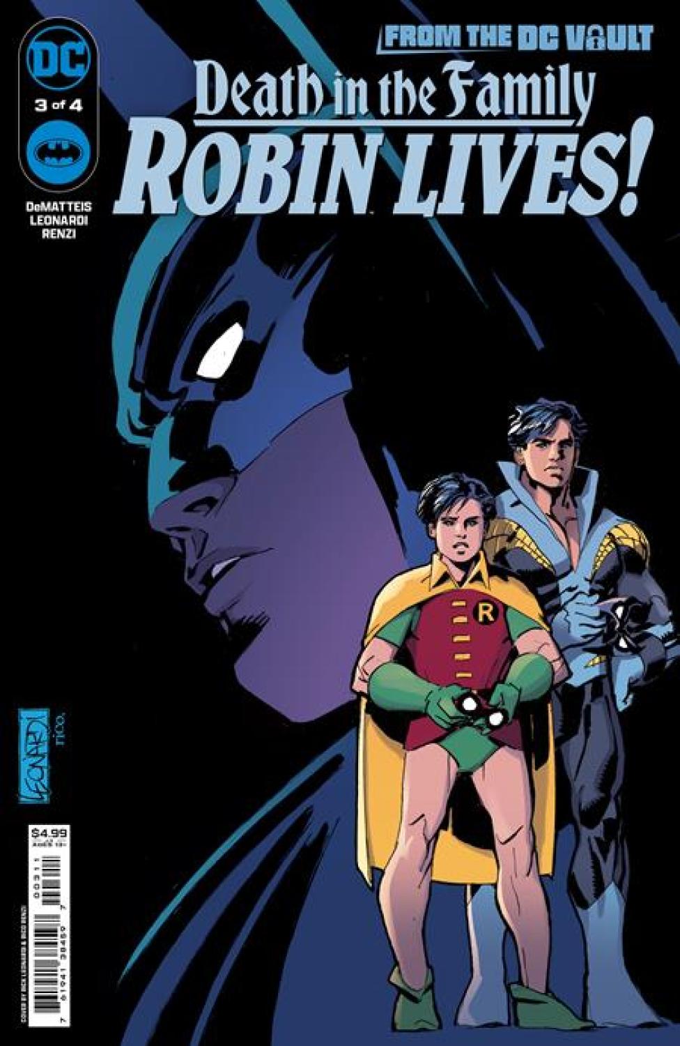 FROM THE DC VAULT DEATH IN THE FAMILY ROBIN LIVES #3 CVR A RICK LEONARDI OF 4